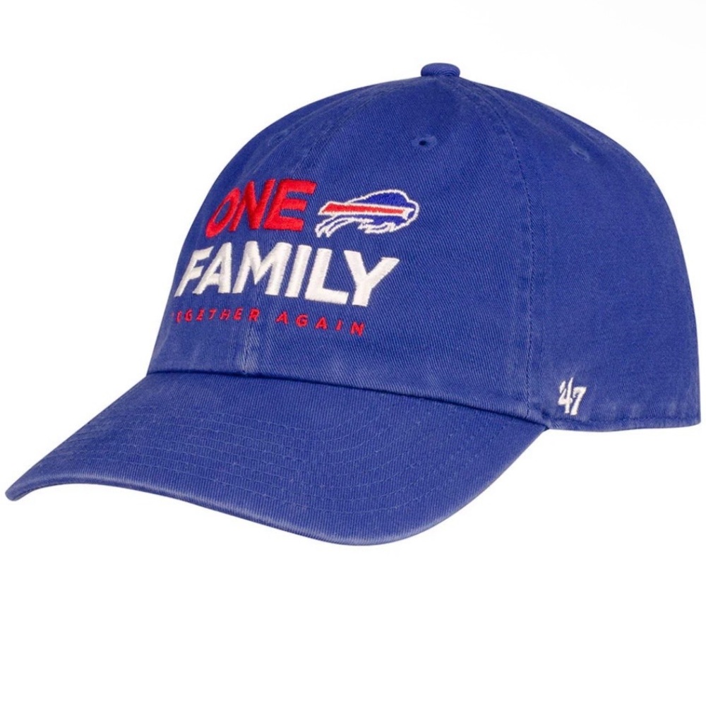 Buffalo Bills Blue Cap with Embroidered Logo